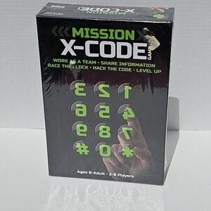 mission‎ x-code board game new in wrap for 2-8 players puzzle game for family